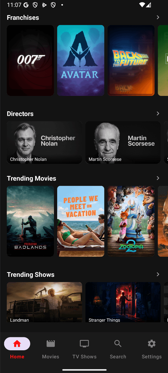 STRMR Mobile Interface